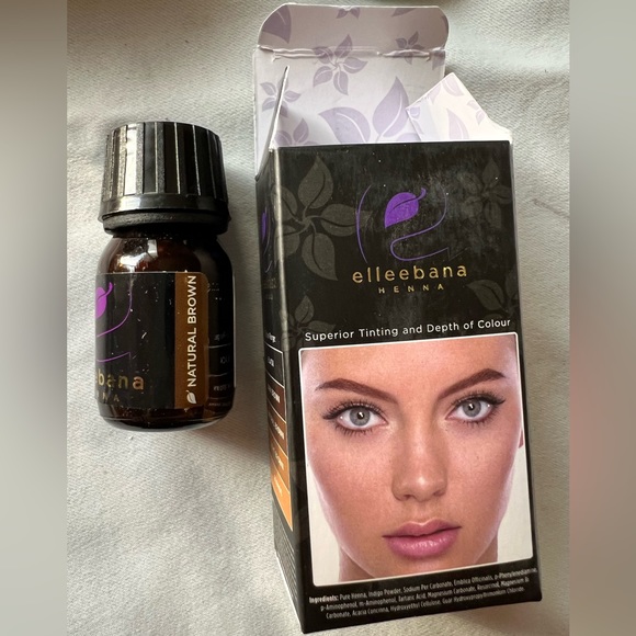 NEW Elleebana Brow Henna, Natural Brown & Aqua Activator Brow Henna PH Solution - Picture 8 of 14
